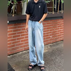 WAAR (We Are Always Right) Jeans Korean brand Musinsa light acid wash men’s 30